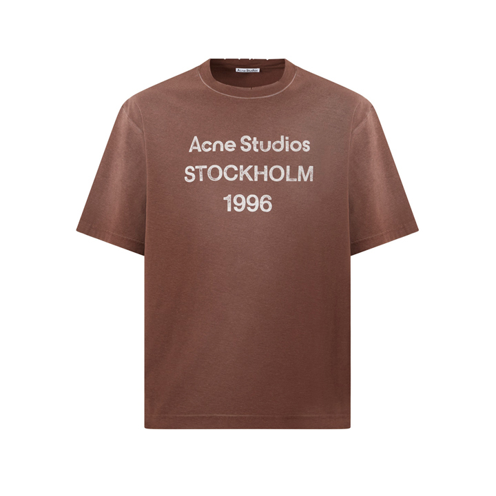 ◆당일◆26SS 로고 프린트 티셔츠 초콜렛브라운 CL0196 ADN