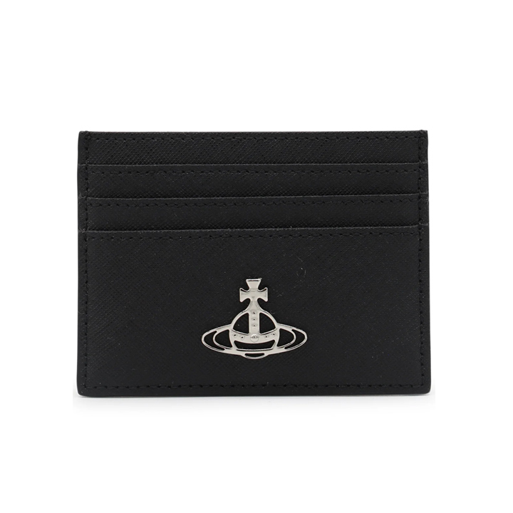 ◆당일◆26SS ORB 로고 플랫 카드지갑 블랙 54030006W L001N N401