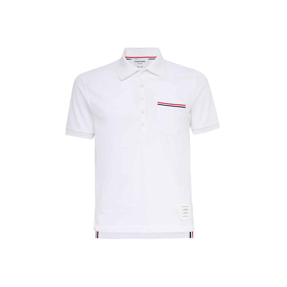 26SS 삼선 포켓 폴로 티셔츠 화이트 MJP022A 01455 100