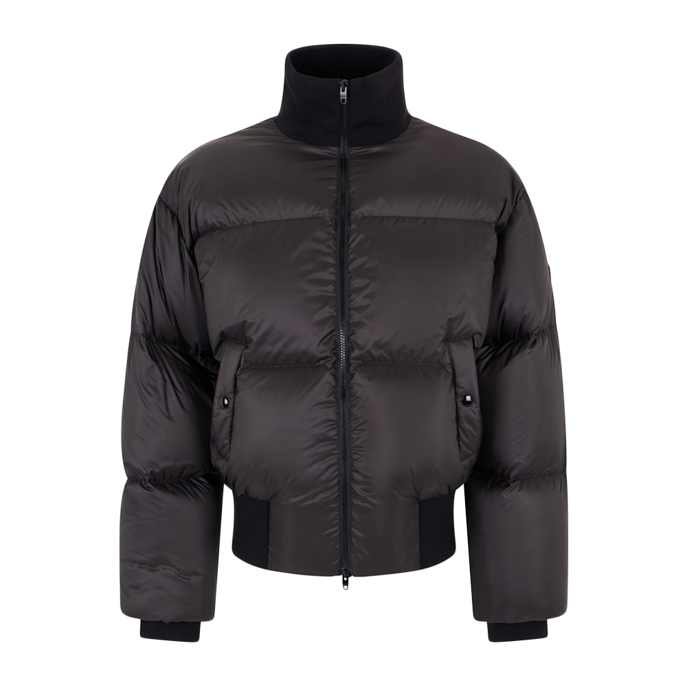 26SS 트리오페 자수 봄버 패딩자켓 블랙 RV12E1474 38NO