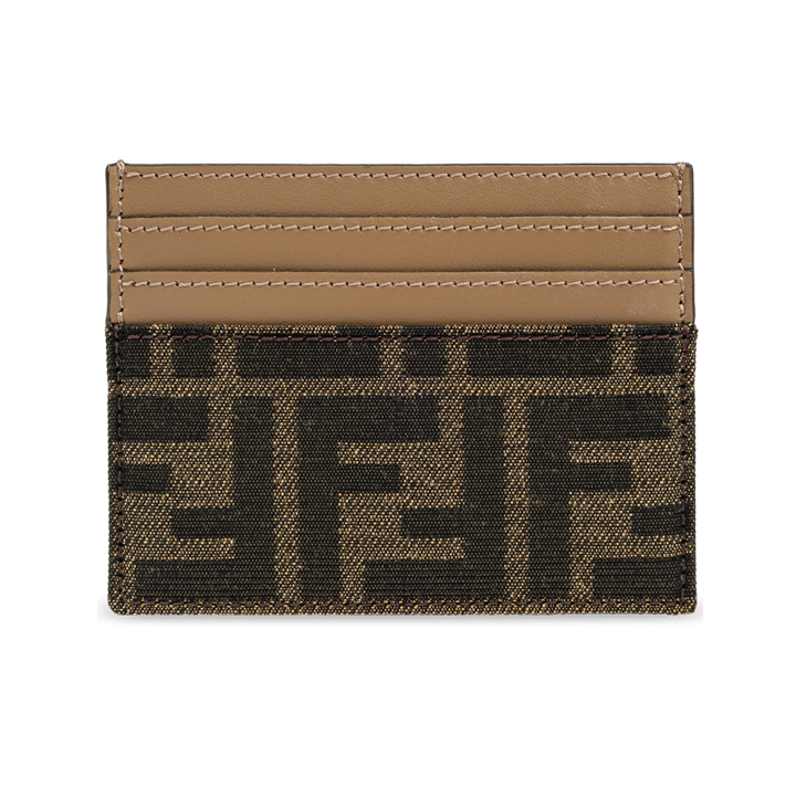 ◆당일◆26SS FF 자카드 로고 바게트 카드지갑 브라운 8M0445 A98P F0A6E