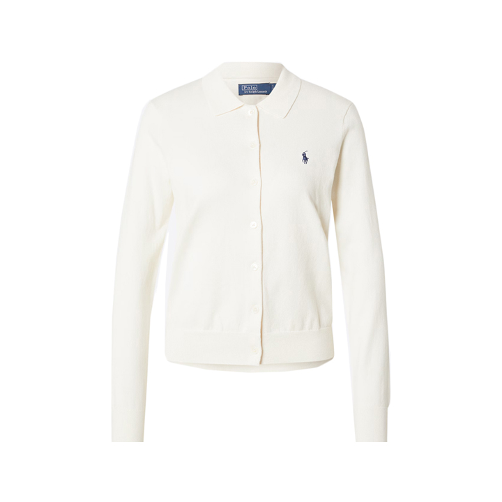 ◆당일◆26SS 포니 자수 클래식 폴로 가디건 화이트 211972110 002