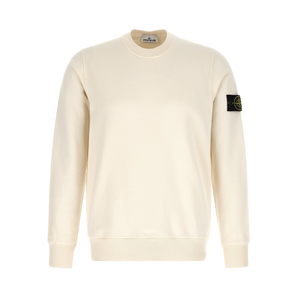 26SS 와펜 패치 맨투맨 아이보리 L1S15 6100060 S0051 V0093