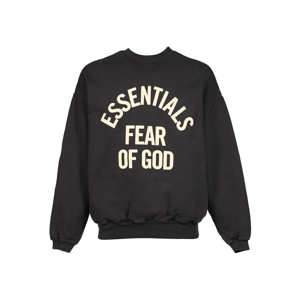 26SS 에센셜 캠퍼스 90s 기모 맨투맨 페이드블랙 192SP266591F FADED BLACK
