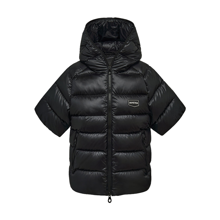 ◆당일◆25FW 사달멜리크 SADALMELIK 하프 슬리프 후드 패딩 자켓 블랙 VDDH01225K0001 BKS