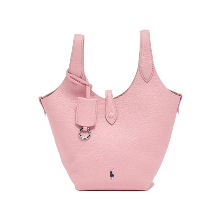 ◆당일◆26SS 포니 로고 플레이 레더 토트/크로스백 핑크 428944657 003
