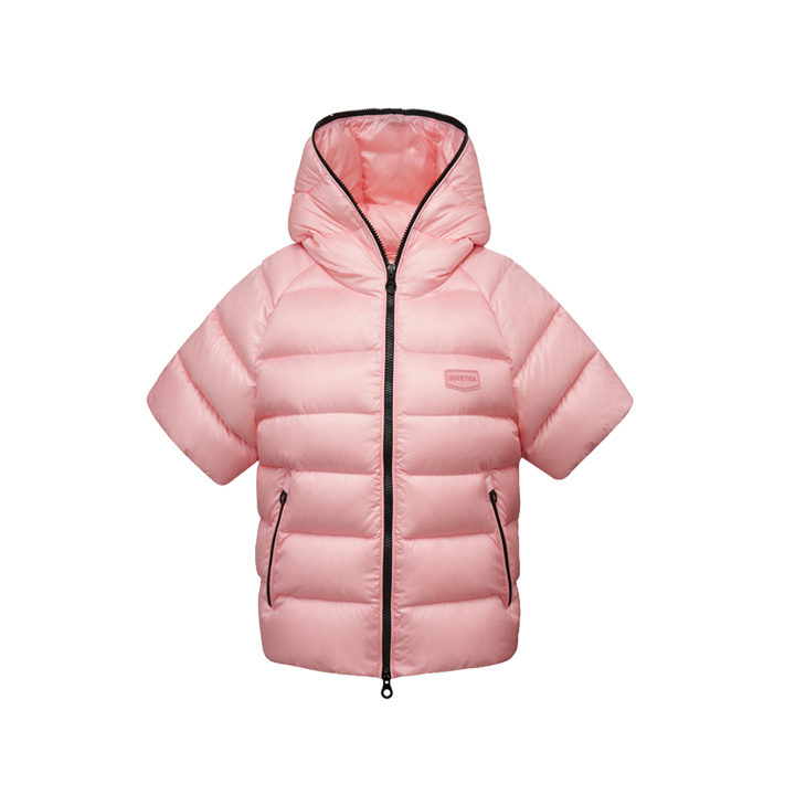 ◆당일◆25FW 사달멜리크 SADALMELIK 하프 슬리프 후드 패딩 자켓 라이트핑크 VDDH01225K0001 COL