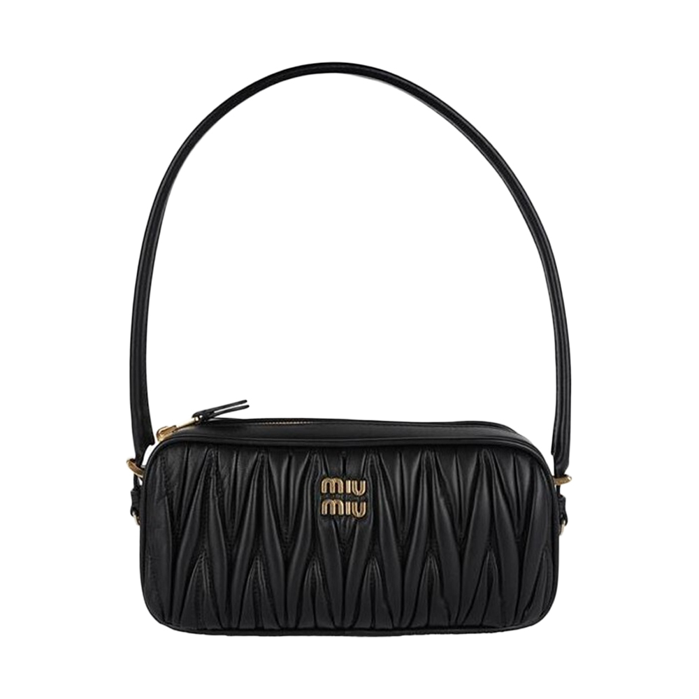 ◆당일◆25FW 마테라쎄 나파 레더 파우치 숄더백 블랙 5NE024 AFPP F0002