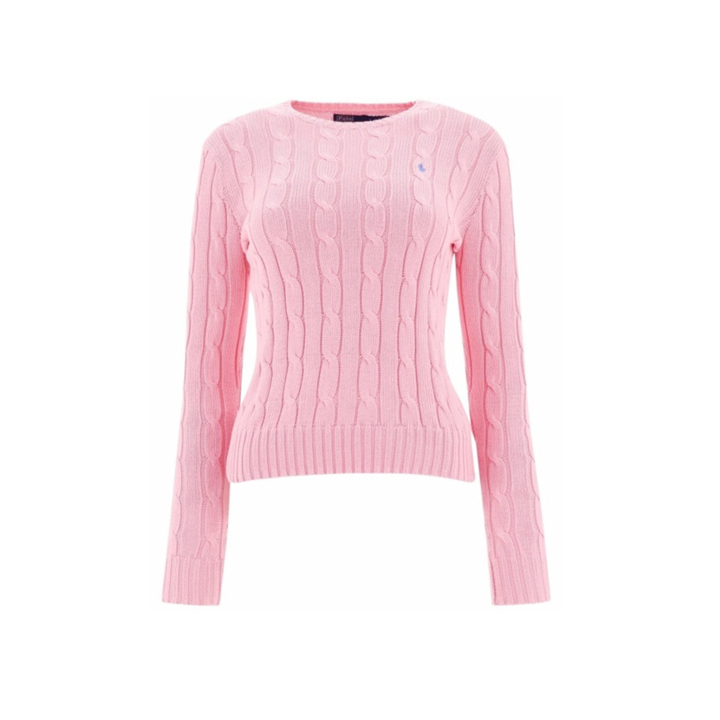 ◆당일◆26SS 여성 포니 자수 니트 핑크 211971869 010