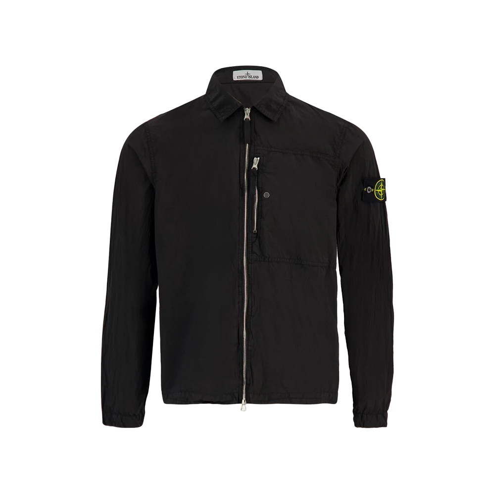 26SS 와펜 패치 나일론 메탈 에코닐 오버 셔츠자켓 블랙 L1S15 1200038 S0019 V0029