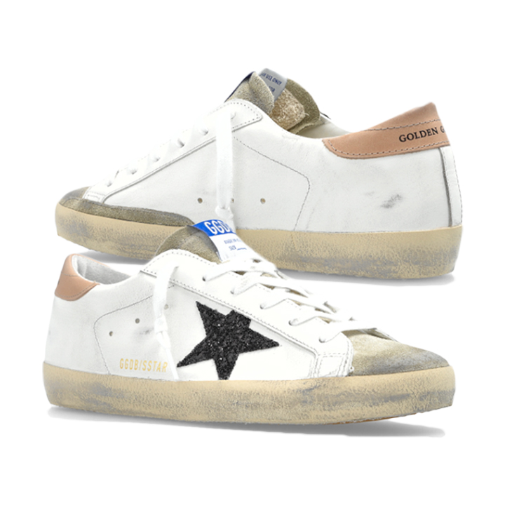 ◆당일◆25FW 여성 클래식 글리터 슈퍼스타 스니커즈 화이트 GWF00101 F002714 81579