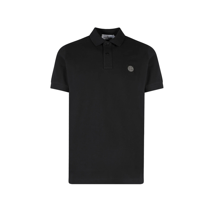 ◆당일◆26SS 로고 패치 슬림핏 폴로 티셔츠 블랙 L1S15 2200008 S0017 V0029