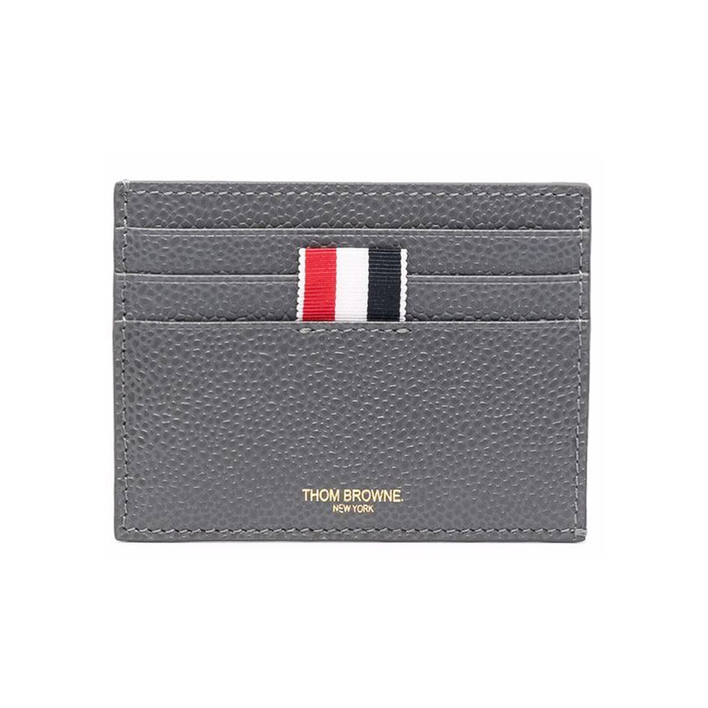 26SS 삼선탭 로고 카드지갑 그레이 MAW031L 00198 025