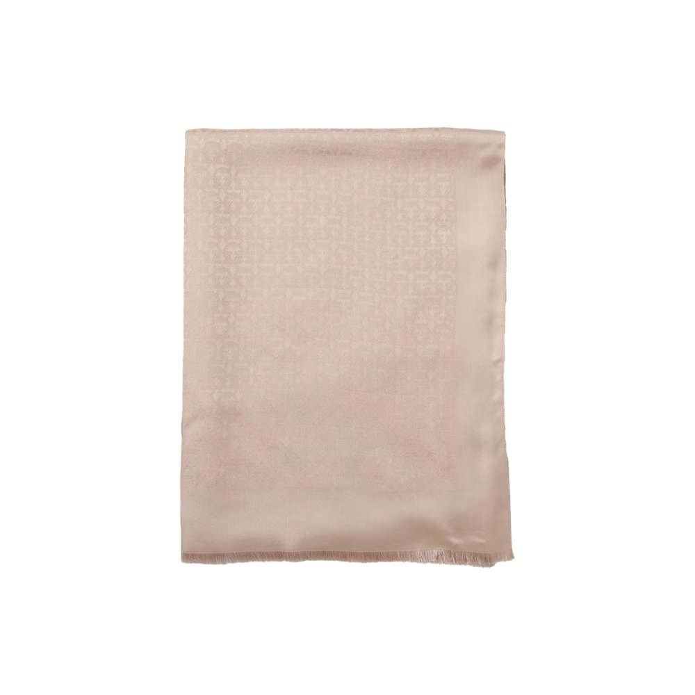 26SS 간치니 모노그램 자카드 스톨 스카프 아몬드 32-7987 0725358