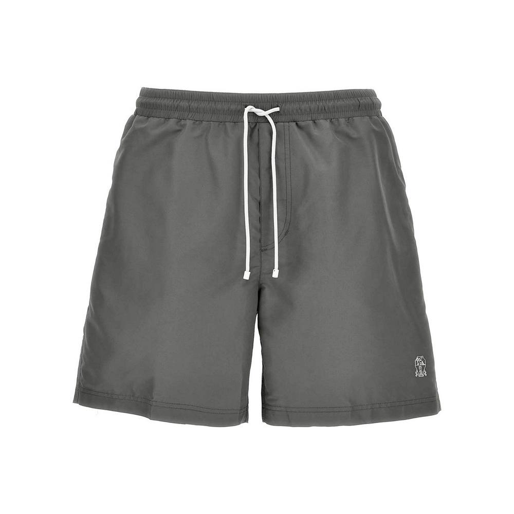 26SS 로고 스윔 숏팬츠 그레이 MW817043 CYN15