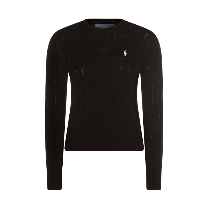 ◆당일◆26SS 여성 포니 자수 니트 블랙 211971869 006