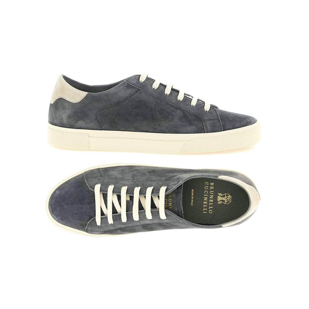 26SS 시그니처 금장 로고 스니커즈 미디엄그레이 MZUCHHP330 CJD36