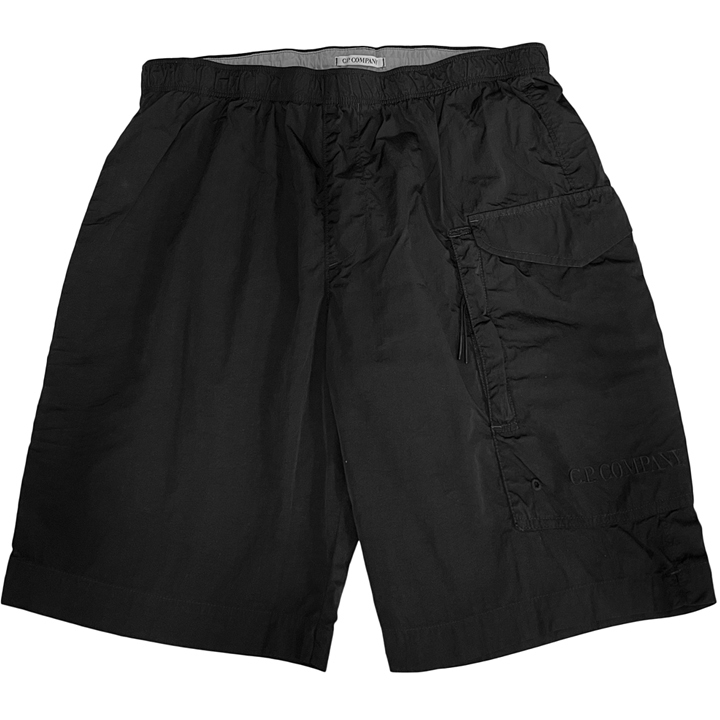 ◆당일◆25SS 자수 로고 포켓 스윔 숏팬츠 블랙 18CMBW229A 006369G 999