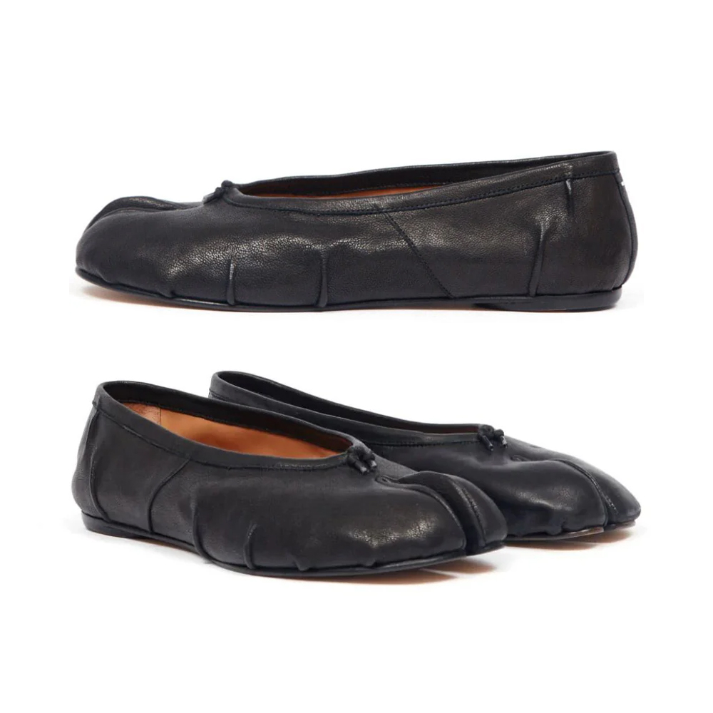 26SS 타비 뉴 발레리나 플랫슈즈 블랙 S58WZ0127 P6378 T8013