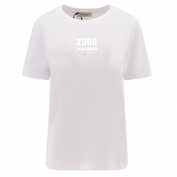 ◆당일◆25SS QUIETO 메탈릭 로고 티셔츠 화이트 2519971011 001