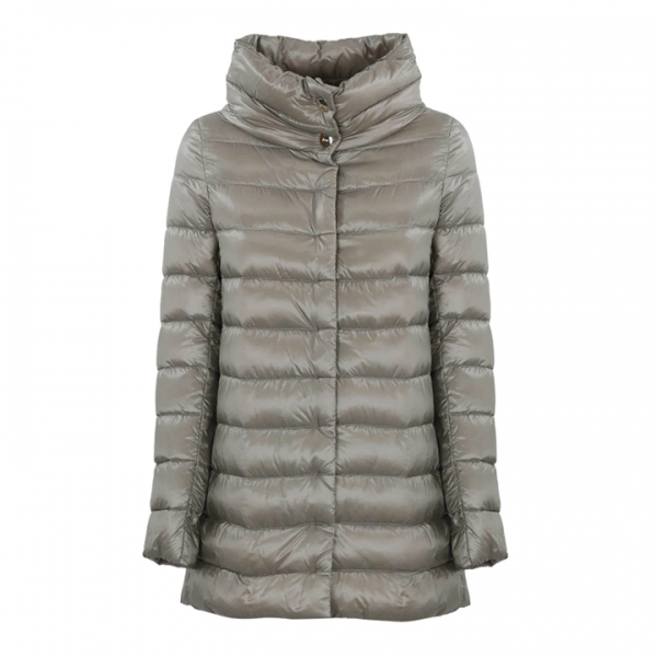 ◆당일◆25FW 아멜리아 AMELIA 하이넥 롱 패딩 그레이 PI0505DIC 12017Z 9406