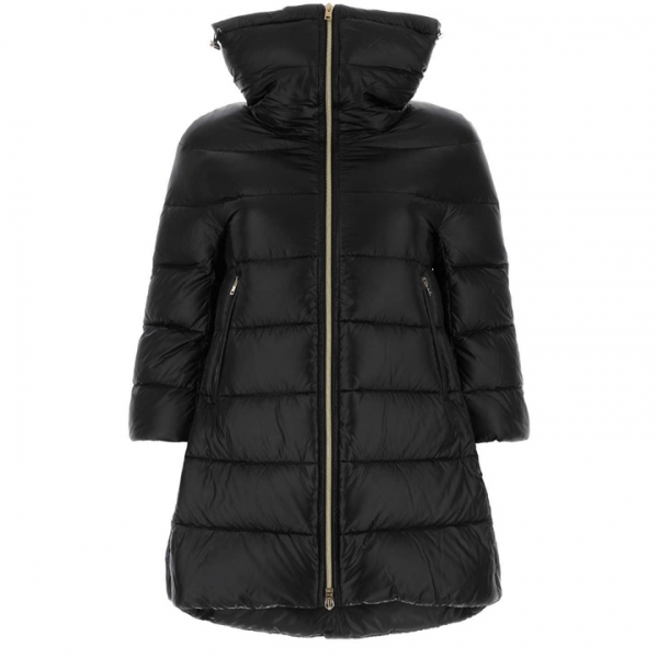 ◆당일◆25FW 클레오페 CLEOFE 숏 슬리브 미디움 패딩 블랙 PI0001DIC 12017Z 9300