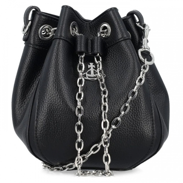 ◆당일◆25SS CHRISSY ORB 체인 버킷백 블랙 4C030004W S000D N403