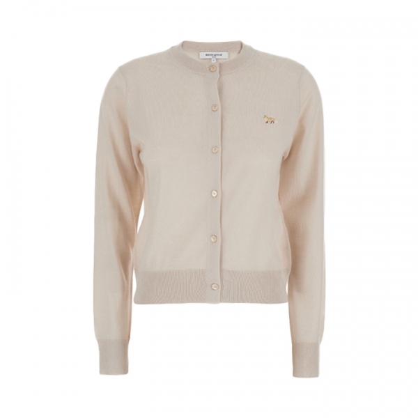 ◆당일◆25FW 여성 베이비 폭스 패치 가디건 마블베이지 MW00507KT1036 0134