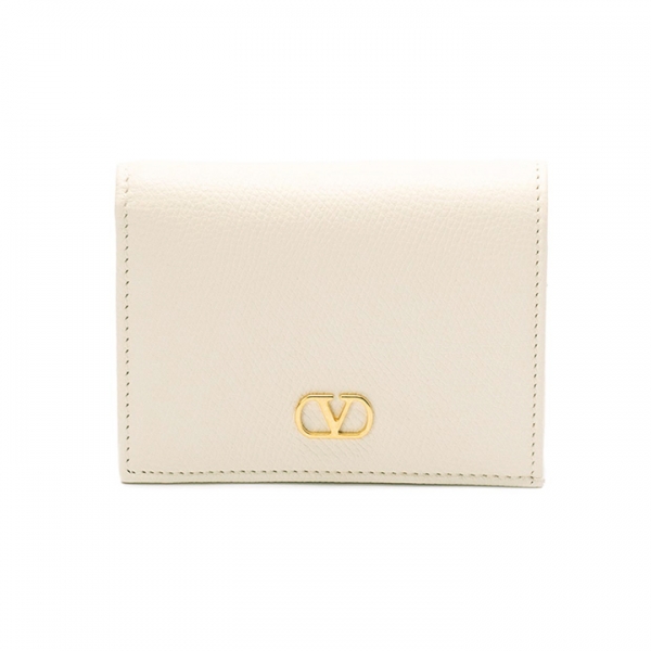 ◆당일◆26SS 시그니처 V 로고 반지갑 아이보리 8W2P0AJ3 SNP I16