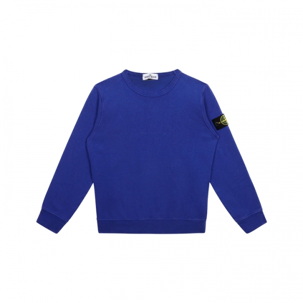 ◆키즈◆키즈 와펜 크루넥 맨투맨 블루 801661340 V0022
