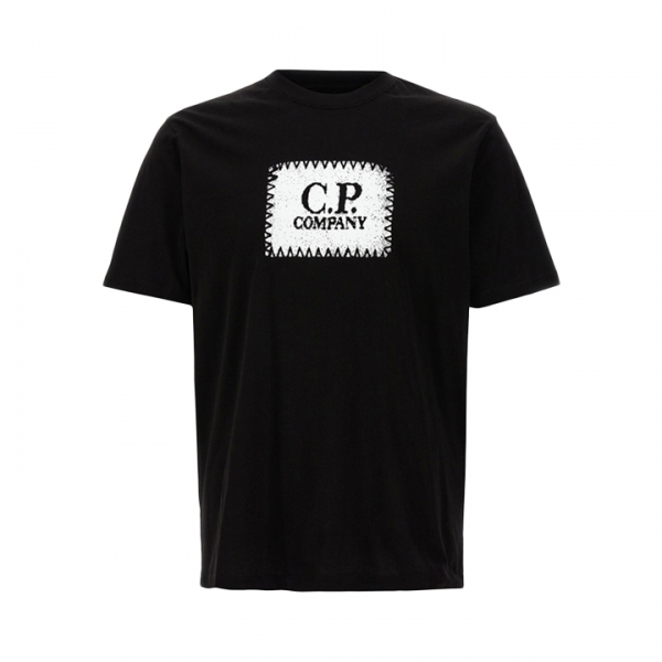 ◆당일◆26SS 로고 라벨 프린팅 티셔츠 블랙 RCCMTS723A 005100W 999