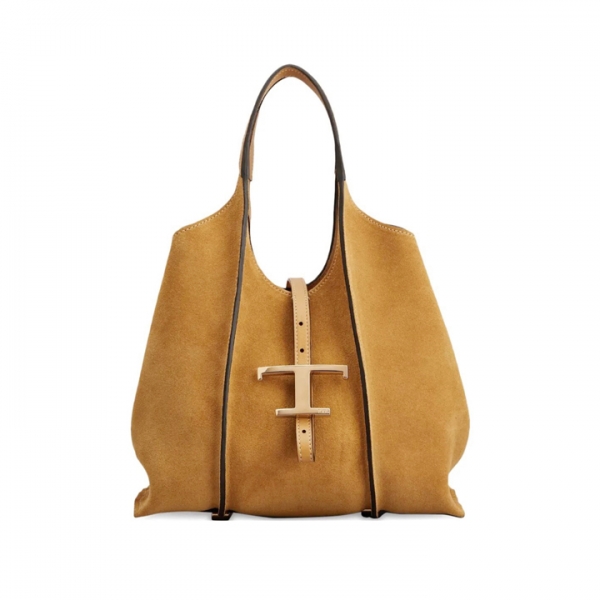 ◆당일◆25FW 타임리스 스웨이드 미니 쇼퍼&크로스백 브라운 XBWTSBA9100 P3A S403