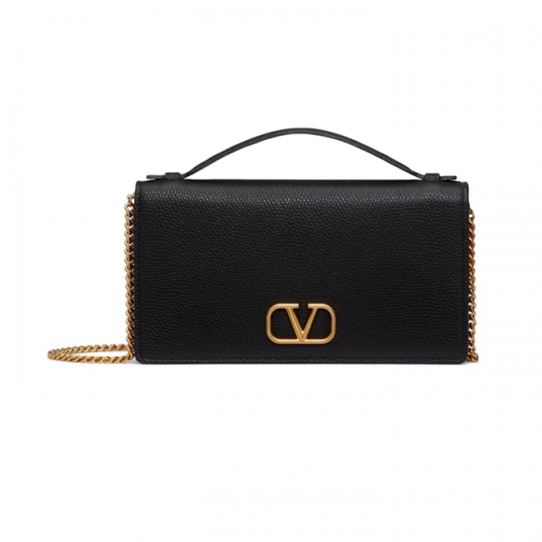 ◆당일◆25FW 금장 로고 체인 토트&숄더백 블랙 7W2P0W42 SNP 0NO