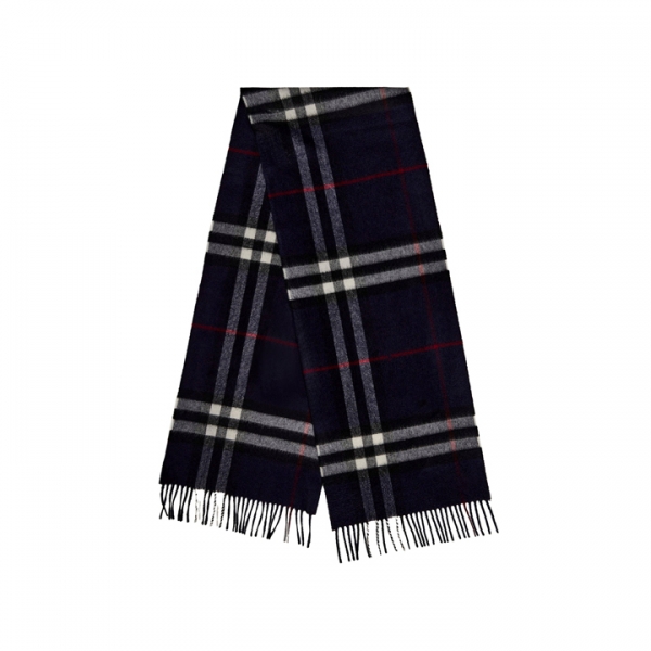 ◆당일◆26SS 자이언트 체크 머플러 블루 8112641