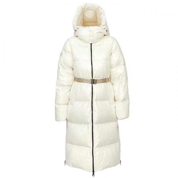 ◆당일◆24FW 레미에 LEMIE 로고 패치 롱 패딩자켓 크림 VDDJ31146K0001 CRL