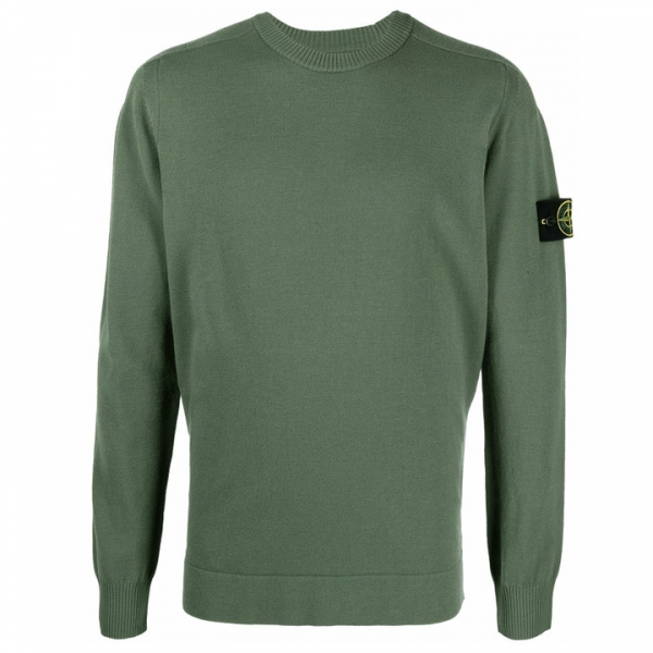 ◆13주년◆와펜 패치 니트 카키 7515508A1 V0055