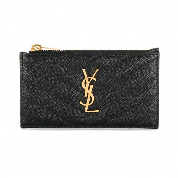 ◆당일◆25FW 금장 모노그램 마틀라세 코인 카드지갑 블랙 607915 BOW01 1000