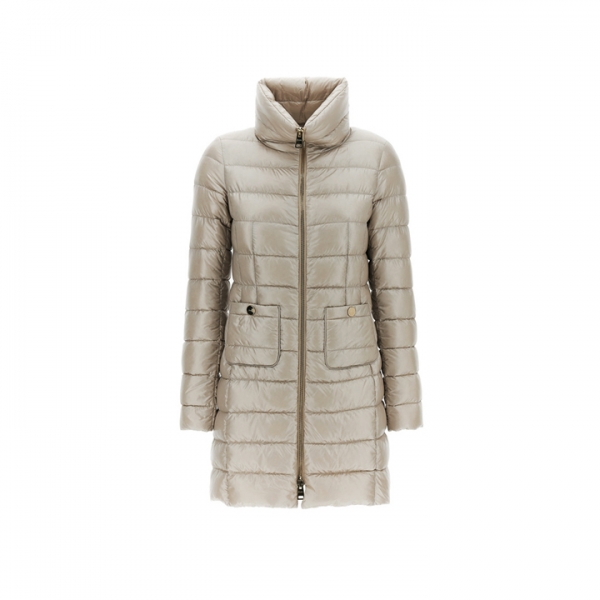 ◆당일◆25FW 마리아 MARIA 하이넥 라이트 패딩 베이지그레이 PI0002DIC 12017 9402