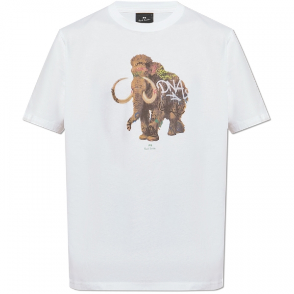 ◆당일◆25SS 메머드 그래피티 레귤러핏 티셔츠 화이트 M2R 011R PP5081 01