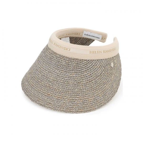 ◆당일◆26SS 비앙카12 라피아 바이저햇 이클립스멜란지/네추럴 HAT52493 BIANCA 12 ECLIPSE MELANGE NATURAL