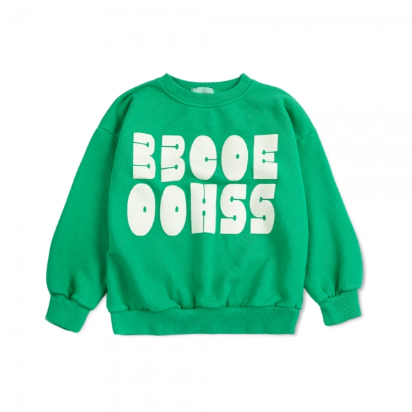 키즈 로고 프린트 모던 맨투맨 그린 B126AC142 311