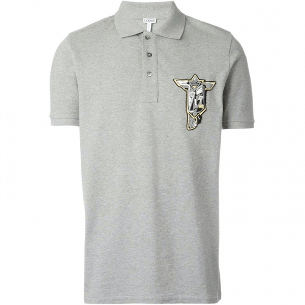 ◆11주년◆패치 디테일 PK반팔티 그레이 H6169220CR