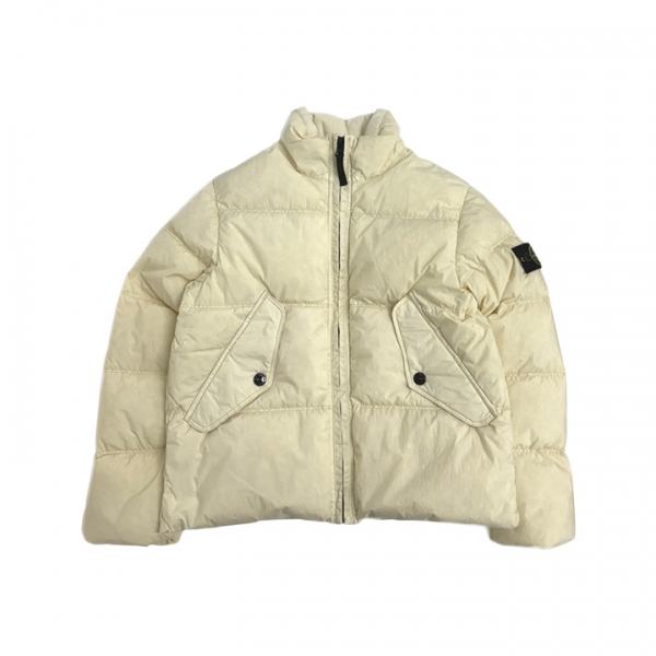 ◆키즈◆키즈 와펜 패치 크링클랩스 패딩 자켓 크림 K2S16 4100005 S0A23 V0093