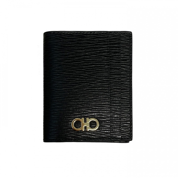 ◆당일◆26SS 금장 더블 간치니 카드지갑 블랙 66-0371 0741376