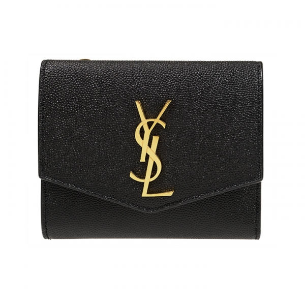 ◆당일◆26SS 금장 로고 업타운 컴팩트 반지갑 블랙 582296 1GF0J 1000