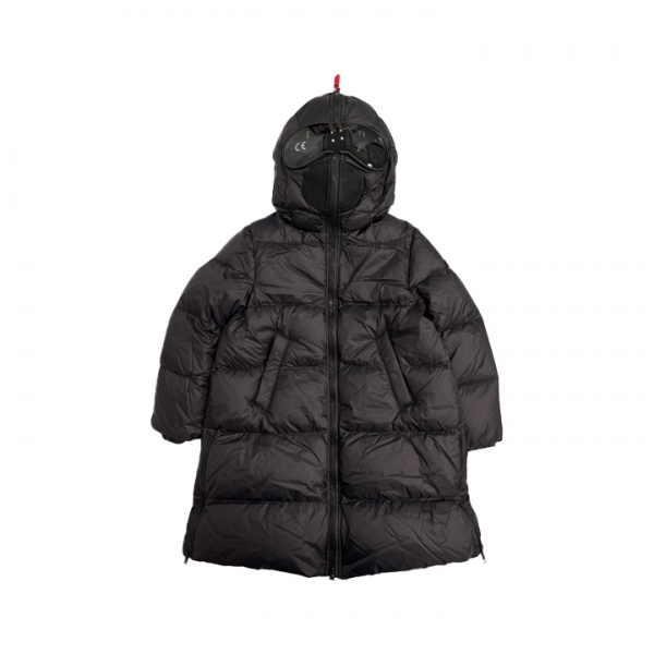 ◆키즈◆여성 나일론 마이크로 립스탁 하프롱 고글패딩 블랙 CG 621B T KJ5 90