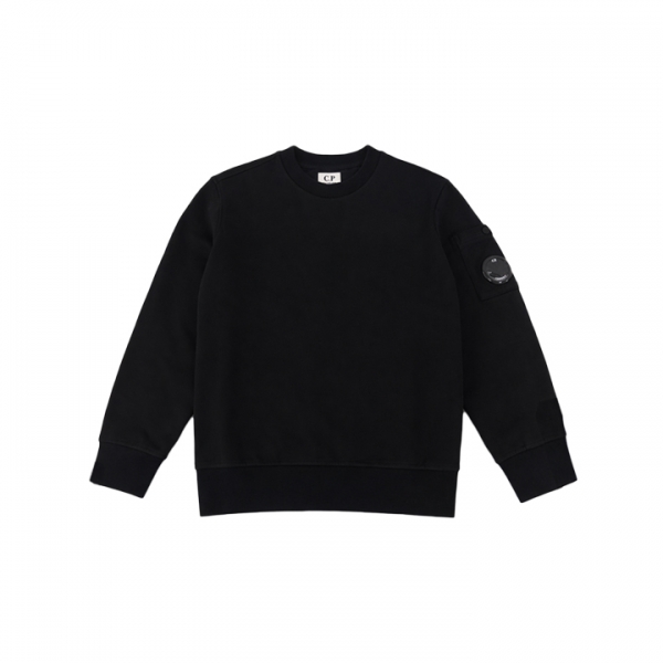 ◆키즈◆여성 렌즈 와펜 포켓 맨투맨 블랙 20CKSS023C 00LCA69 999