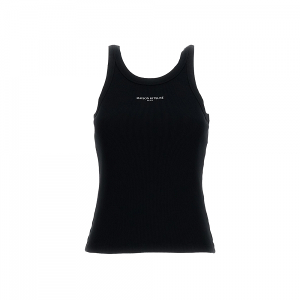 26SS 레터링 로고 탱크탑 블랙 QW00600KA0033 P199