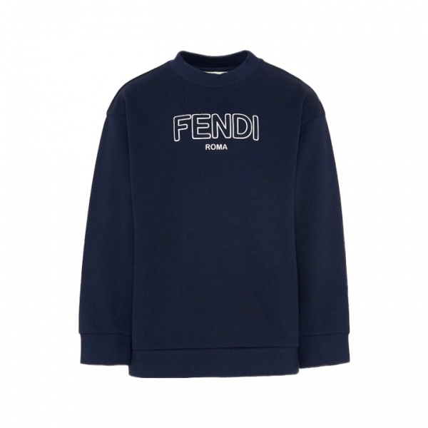 ◆키즈◆키즈 로고 프린트 맨투맨 네이비 JUH108 5V0 F0QG0