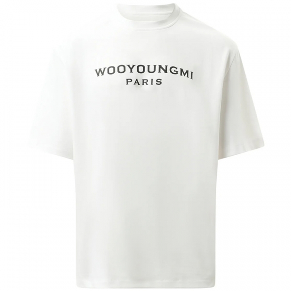 ◆당일◆25SS 시그니처 로고 티셔츠 화이트 W251TS01 714W